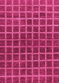 Checkered Pink Modern Rug, abs1384pnk