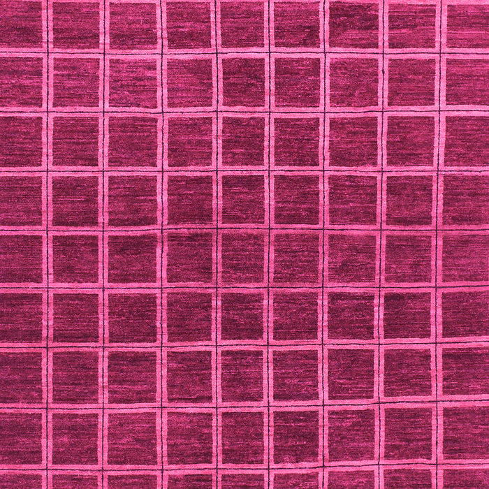 Checkered Pink Modern Rug, abs1384pnk