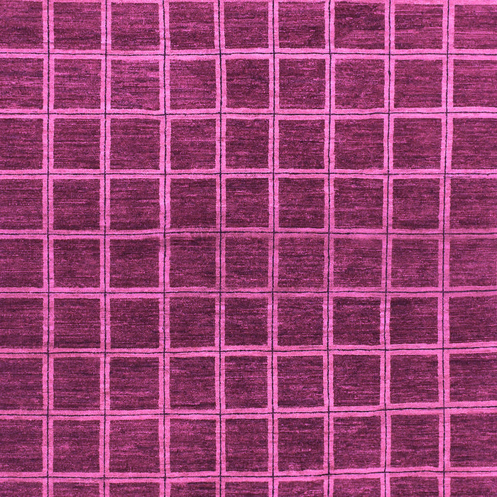 Checkered Purple Modern Rug, abs1384pur