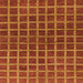 Square Machine Washable Abstract Red Rug, wshabs1384
