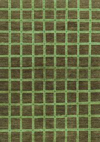 Checkered Turquoise Modern Rug, abs1384turq