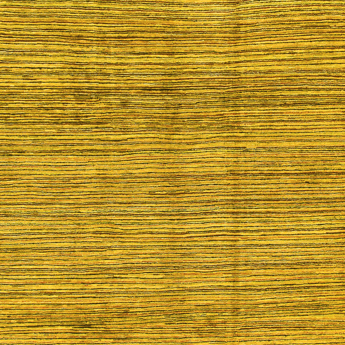 Machine Washable Abstract Yellow Modern Rug, wshabs1385yw