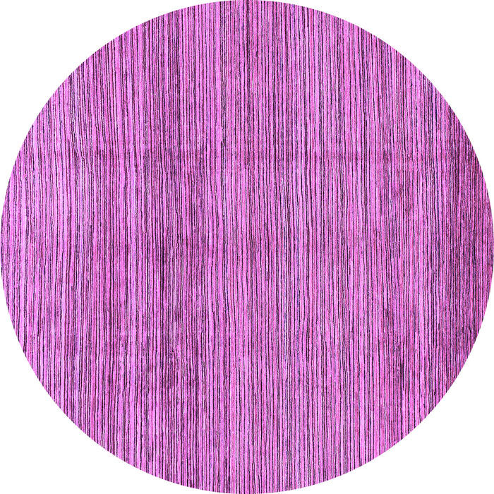 Round Machine Washable Abstract Purple Modern Area Rugs, wshabs1385pur