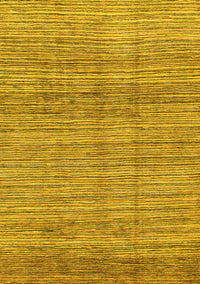 Abstract Yellow Modern Rug, abs1385yw