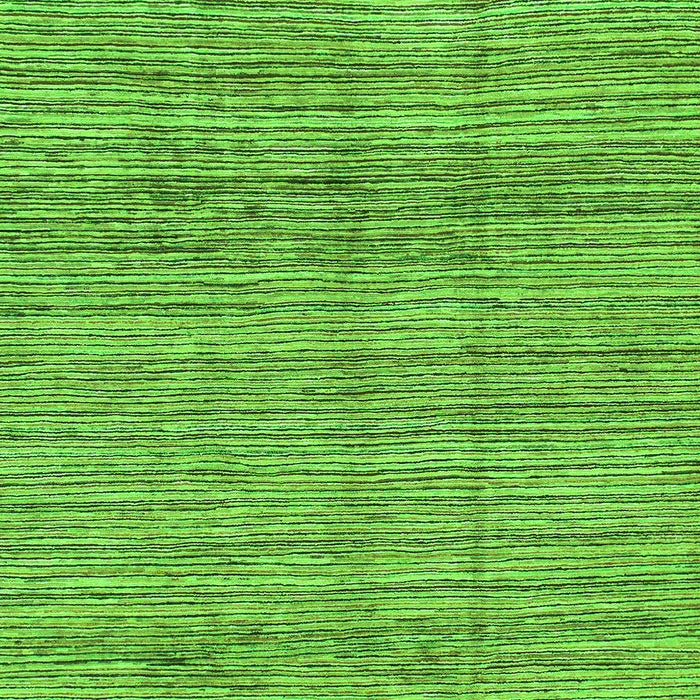 Machine Washable Abstract Green Modern Area Rugs, wshabs1385grn