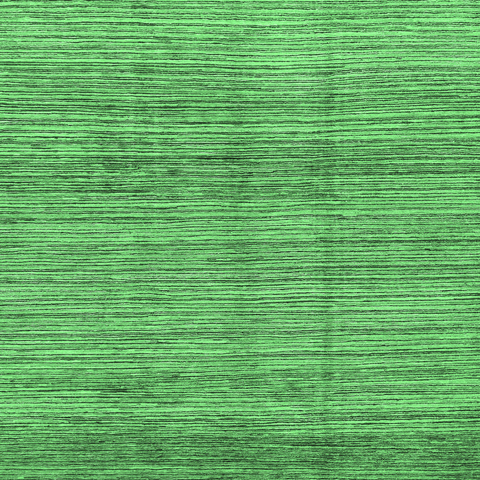 Square Machine Washable Abstract Emerald Green Modern Area Rugs, wshabs1385emgrn