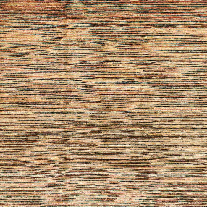 Square Abstract Sandy Brown Modern Rug, abs1385