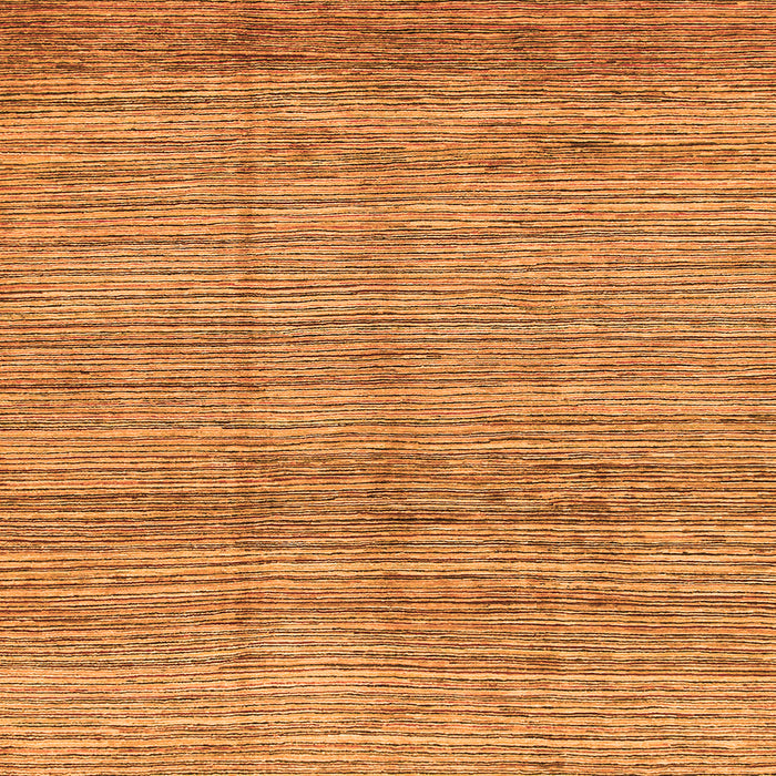 Square Machine Washable Abstract Orange Modern Area Rugs, wshabs1385org