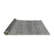 Sideview of Abstract Gray Modern Rug, abs1385gry