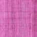 Square Abstract Pink Modern Rug, abs1385pnk