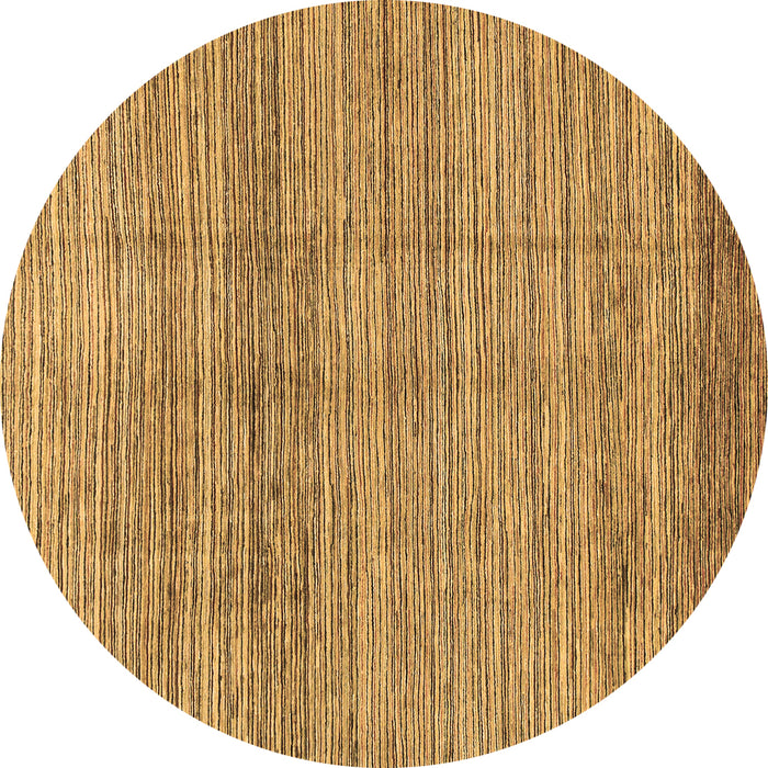 Round Machine Washable Abstract Brown Modern Rug, wshabs1385brn