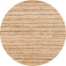 Round Abstract Bronze Brown Modern Rug, abs1386