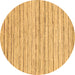 Round Abstract Brown Modern Rug, abs1386brn