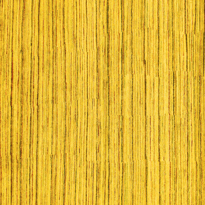 Square Machine Washable Abstract Yellow Modern Rug, wshabs1386yw