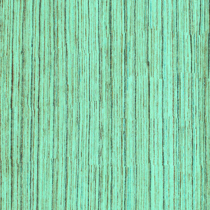 Square Machine Washable Abstract Turquoise Modern Area Rugs, wshabs1386turq