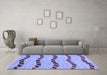 Machine Washable Abstract Blue Modern Rug in a Living Room, wshabs1387blu