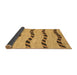 Sideview of Abstract Brown Modern Rug, abs1387brn