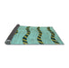 Sideview of Abstract Light Blue Modern Rug, abs1387lblu