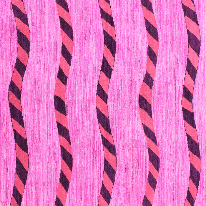 Square Machine Washable Abstract Pink Modern Rug, wshabs1387pnk