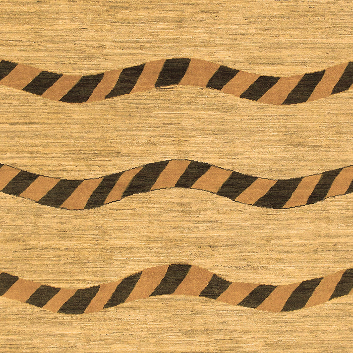 Abstract Brown Modern Rug, abs1387brn