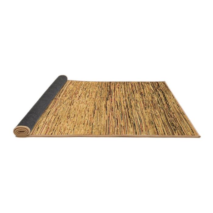 Sideview of Abstract Brown Modern Rug, abs1388brn