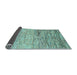 Sideview of Abstract Light Blue Modern Rug, abs1388lblu