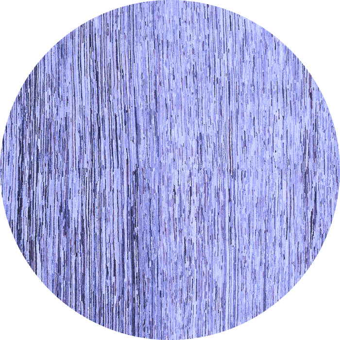 Round Machine Washable Abstract Blue Modern Rug, wshabs1388blu
