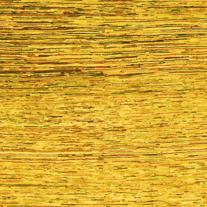 Machine Washable Abstract Yellow Modern Rug, wshabs1388yw