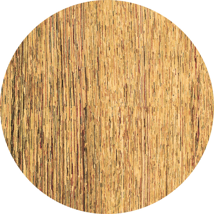 Round Abstract Brown Modern Rug, abs1388brn