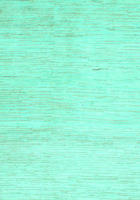 Solid Turquoise Modern Rug, abs1389turq