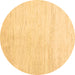 Round Solid Brown Modern Rug, abs1389brn