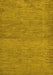 Machine Washable Abstract Yellow Modern Rug, wshabs138yw