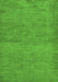Machine Washable Abstract Green Modern Area Rugs, wshabs138grn