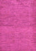 Machine Washable Abstract Pink Modern Rug, wshabs138pnk