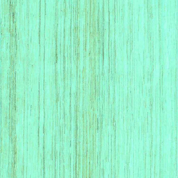 Square Solid Turquoise Modern Rug, abs1390turq