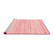 Modern Red Washable Rugs