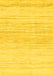 Solid Yellow Modern Rug, abs1390yw