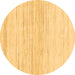 Round Solid Brown Modern Rug, abs1390brn