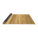 Sideview of Abstract Brown Modern Rug, abs1391brn