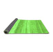 Sideview of Abstract Green Modern Rug, abs1391grn