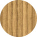 Round Abstract Brown Modern Rug, abs1392brn