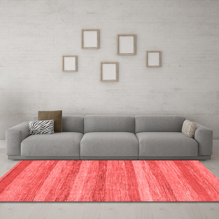 Modern Red Washable Rugs