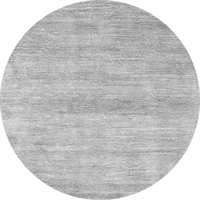 Round Abstract Gray Modern Rug, abs1393gry