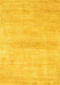 Abstract Yellow Modern Rug, abs1393yw