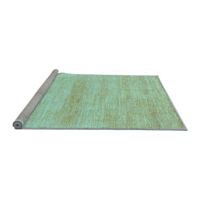 Sideview of Machine Washable Abstract Light Blue Modern Rug, wshabs1393lblu