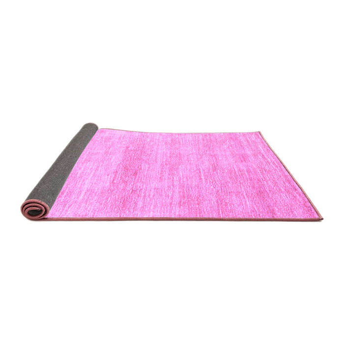 Sideview of Abstract Purple Modern Rug, abs1393pur