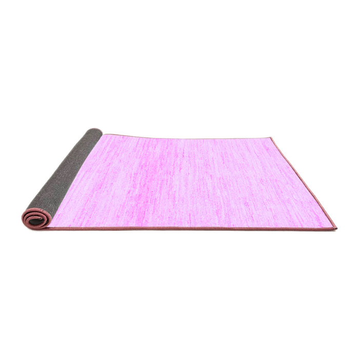 Sideview of Solid Purple Modern Rug, abs1394pur