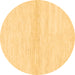 Round Solid Brown Modern Rug, abs1394brn