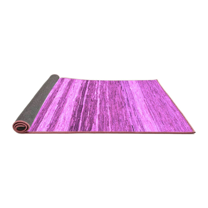 Sideview of Abstract Purple Modern Rug, abs1395pur