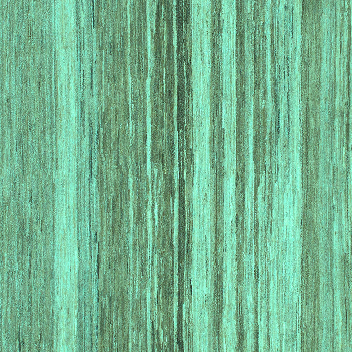 Square Machine Washable Abstract Turquoise Modern Area Rugs, wshabs1395turq
